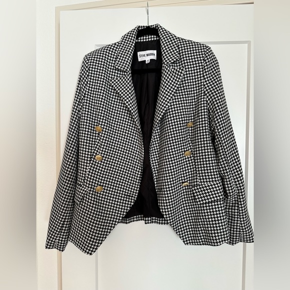 BB Dakota x Steve Madden Naomi Houndstooth Blazer *WORN ONCE* - Picture 6 of 7